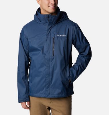 Columbia Men's Pouration Jacket - XL - Blue
