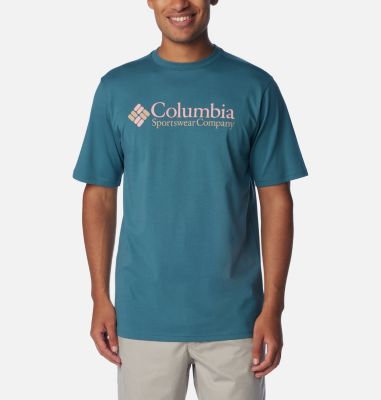 Columbia Men's CSC Basic Logo Short Sleeve - XL - Green