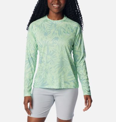 Columbia Women s PFG Super Tidal Tee  Long Sleeve-