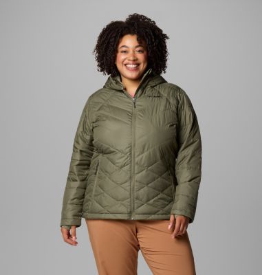 Columbia Women's Heavenly  Hooded Jacket - Plus Size-