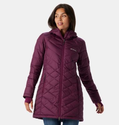 Columbia Women's Heavenly Long Hdd Jacket - S - Red