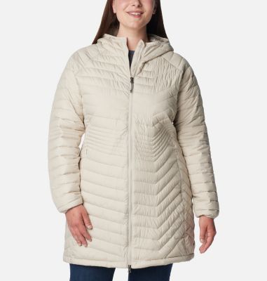 Columbia Women's Powder Lite Mid Jacket - Plus Size - 1X - White
