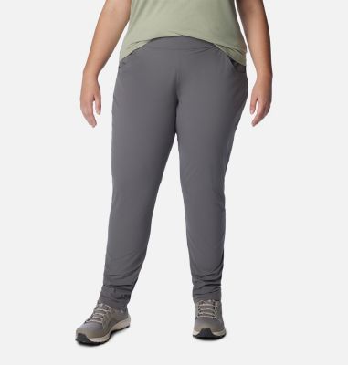 Columbia Women's Anytime Casual Pull On Pant - 3X - Grey  City