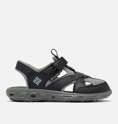 Columbia YOUTH TECHSUN WAVE Sandal - Size 1 - Black  Black, Steam