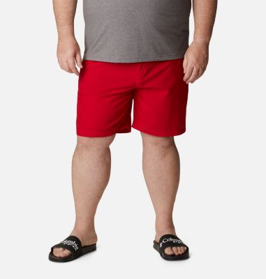 Columbia Men's Summertide Stretch Shorts - Big - 5X - Red
