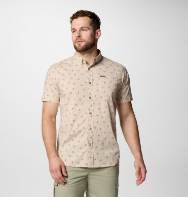 Columbia Men's Rapid Rivers  Printed Short Sleeve Shirt   Tall-