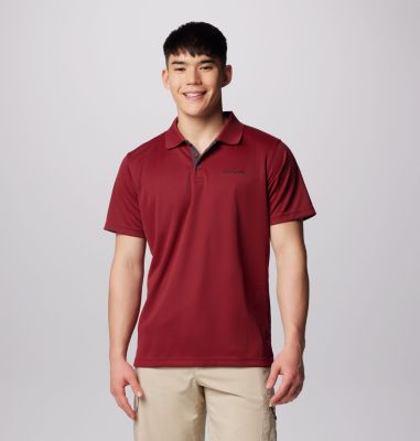 Columbia Men's Utilizer Polo - M - Pink  Red Jasper