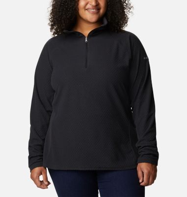 Columbia Women s Glacial  IV Print Half Zip Pullover - Plus Size-