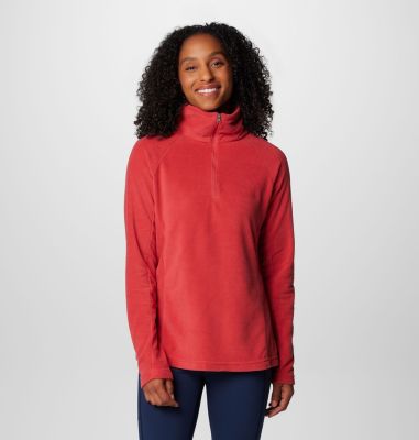 Columbia Women's Glacial IV 1/2 Zip Fleece Sweatshirt - S - Red