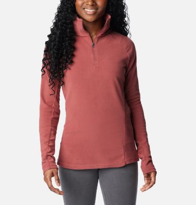 Columbia Women's Glacial IV 1/2 Zip Fleece Sweatshirt - XS - Pink