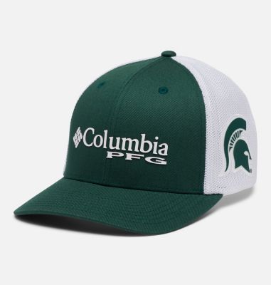 Columbia PFG Mesh  Ball Cap - Michigan State-