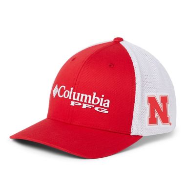 Columbia PFG Mesh  Ball Cap - Nebraska-