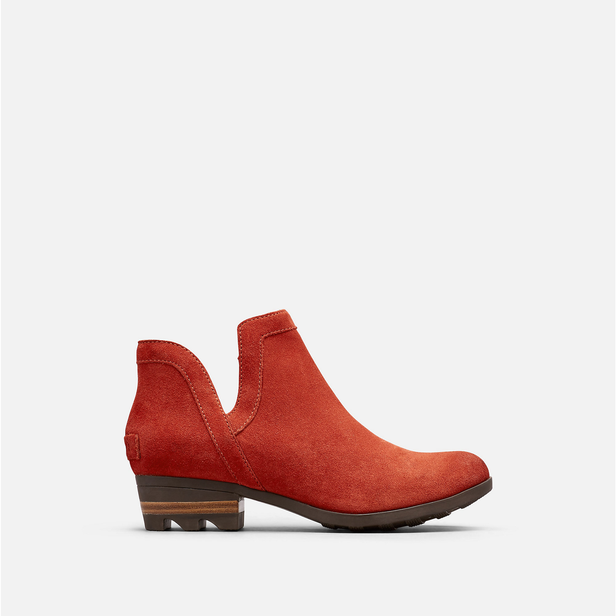 LOLLA CUT OUT BOOTIE | Carnelian Red