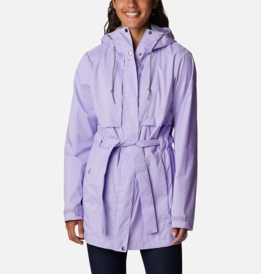 Columbia Women's Pardon My Trench Rain Jacket - XXL - Purple