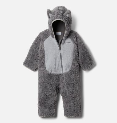 Columbia Infant Foxy Baby Sherpa Bunting - 12/18 - Grey