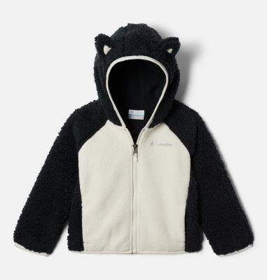 Columbia Foxy Baby Sherpa Full Zip Jacket - 4T - Black