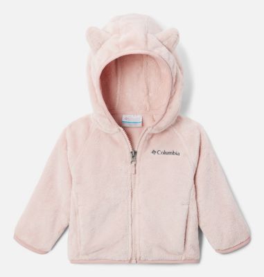 Columbia Foxy Baby Sherpa Full Zip Jacket - 18/24 - Pink  Dusty