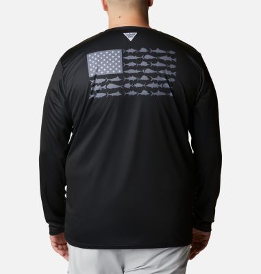 Columbia Men's PFG Terminal Tackle Fish Flag  Long Sleeve Shirt - Big-
