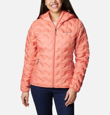 Columbia Women's Delta Ridge Down Hooded Jacket - XL - Pink