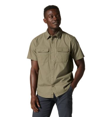 Mountain Hardwear Men's J Tree Short Sleeve Shirt - S - Green