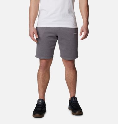 Columbia Men's Columbia Logo Fleece Shorts - M - Grey  City Grey