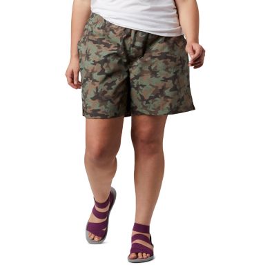 Columbia Women's Sandy River  II Printed Shorts - Plus Size-