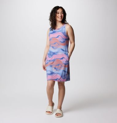 Columbia Women's Chill River Printed Dress - XL - Purple