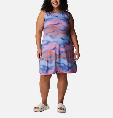 Columbia Women's Chill River Printed Dress - Plus Size - 3X -