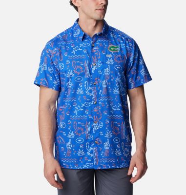 Columbia Men's Collegiate PFG Super Slack Tide  Shirt - Florida-