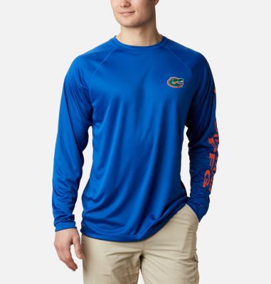 Columbia Men's Collegiate PFG Terminal Tackle  Long Sleeve Shirt - Florida-