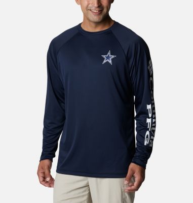 Columbia Men's Collegiate PFG Terminal Tackle  Long Sleeve Shirt - Dallas Cowboys-