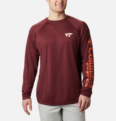Columbia Men's Collegiate PFG Terminal Tackle  Long Sleeve Shirt - Virginia Tech-