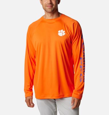 Columbia Men's Collegiate PFG Terminal Tackle Long Sleeve Shirt - Clemson-