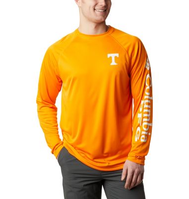 Columbia Men's Collegiate PFG Terminal Tackle  Long Sleeve Shirt - Tennessee-