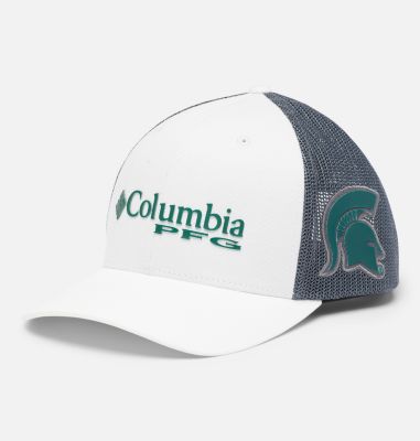 Columbia PFG Mesh Snap Back  Ball Cap - Michigan State-