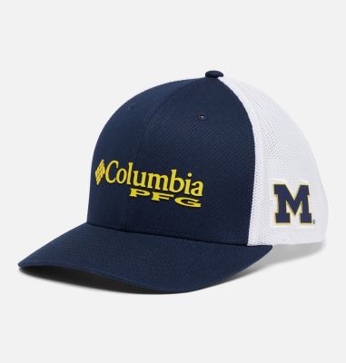 Columbia PFG Mesh Snap Back  Ball Cap - Michigan-