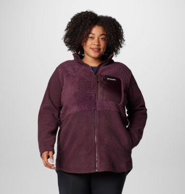 Columbia Women's Columbia Lodge  Sherpa Full Zip Fleece Jacket - Plus Size-