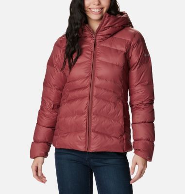 Columbia Women's Autumn Park Down Hooded Jacket - L - Pink