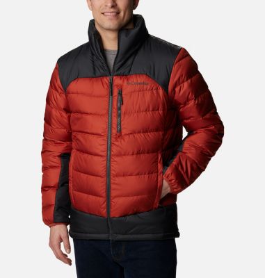 Columbia Men's Autumn Park Down Jacket - S - Red  Warp Red, Shark