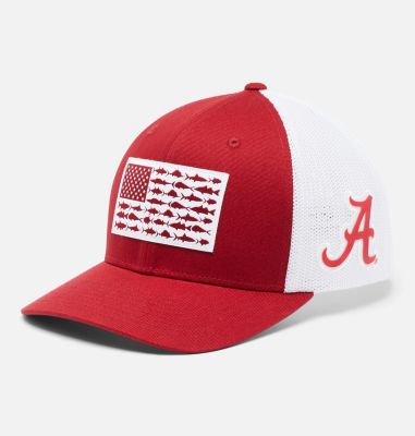 Columbia PFG Mesh  Fish Flag Ball Cap - Alabama-