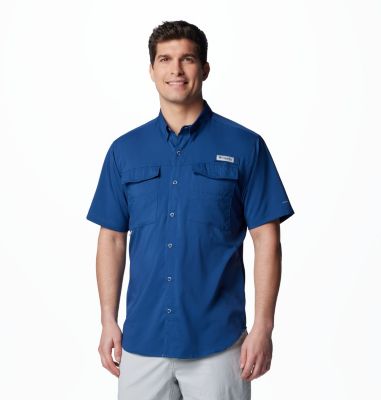 Columbia Men's PFG Blood and Guts IV Woven Short Sleeve Shirt-