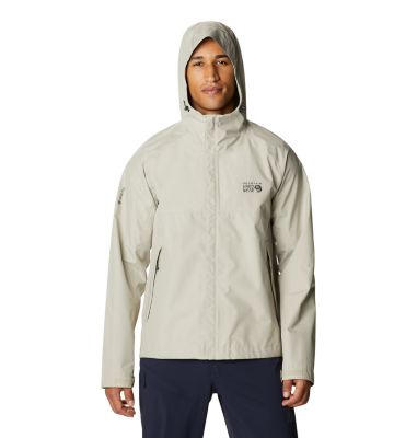Mountain Hardwear Men's Exposure/2 GORE-TEX Paclite Jacket - XL - Brown