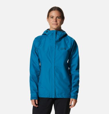 Mountain Hardwear Women's Exposure/2 Gore-Tex Paclite Jacket - XS - Blue