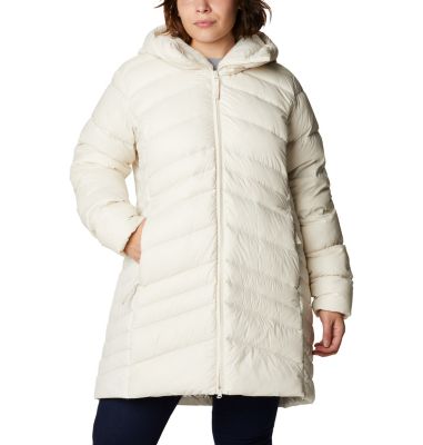 Columbia Women's Autumn Park  Down Hooded Mid Jacket - Plus Size-