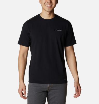 Columbia Men's Sun Trek Short Sleeve T-Shirt - L - Black