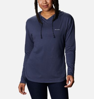 Columbia Women's Sun Trek Hooded Pullover - XL - Blue