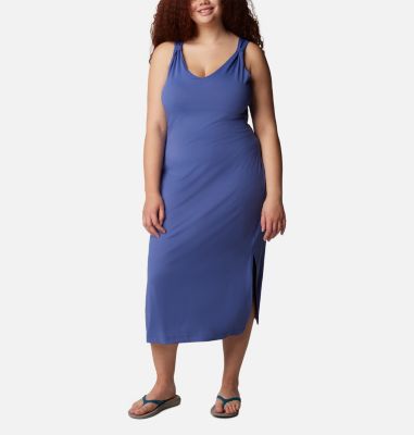 Columbia Women's Chill River Midi Dress - Plus Size - 3X - Purple