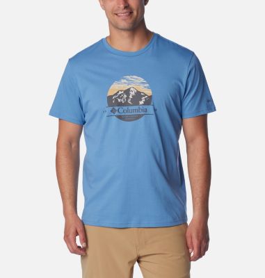Columbia Men's Path Lake Graphic T-Shirt II - S - Blue