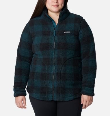 Columbia Women's West Bend Full Zip Fleece Jacket - Plus Size -