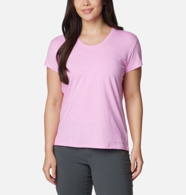 Columbia Women's Sun Trek T-Shirt - S - Purple  Cosmos Heather